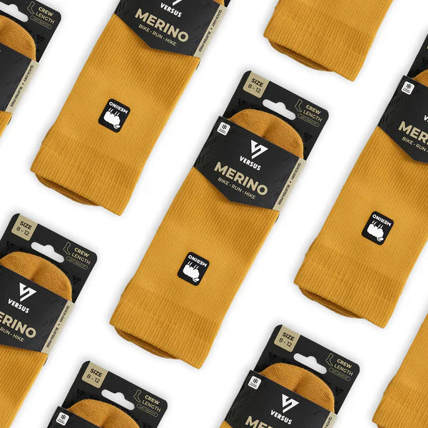 Versus Honey Blaze Merino Winter Crew Socks