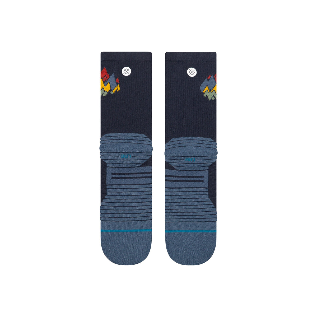 Stance Peaks Ribbed Light Crew Socks