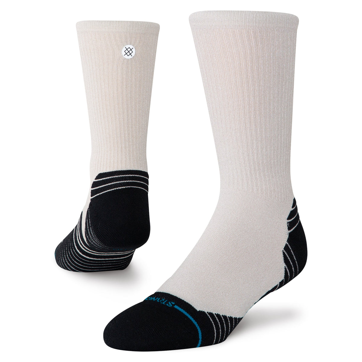 Stance Ribbed Run Light Crew Socks