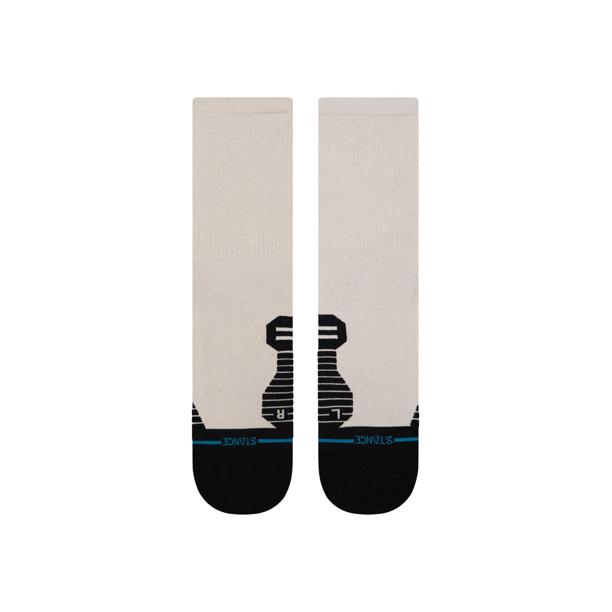 Stance Ribbed Run Light Crew Socks