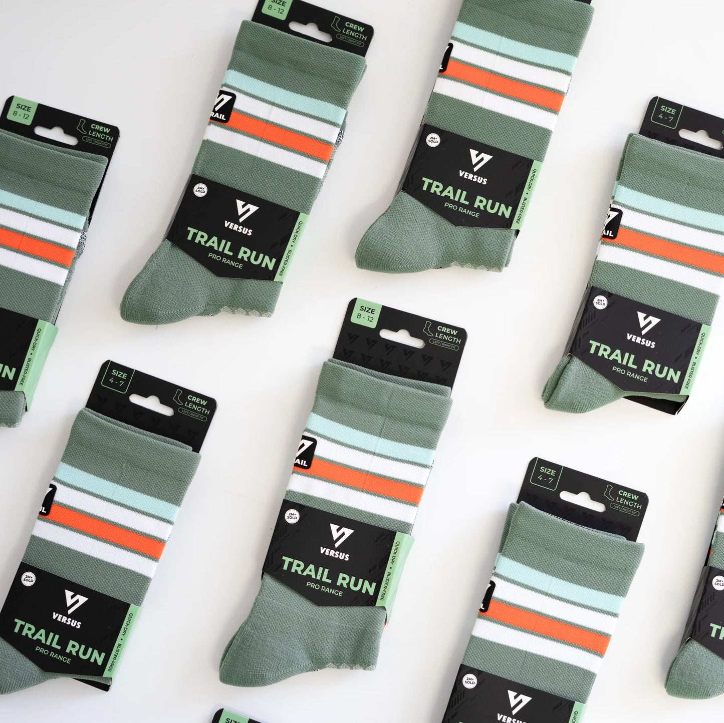 Versus Karoo Trail Run Crew Socks