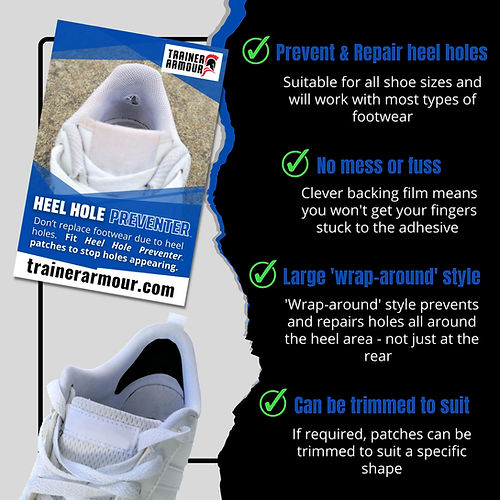 Trainer Armour - Heel Hole Preventer