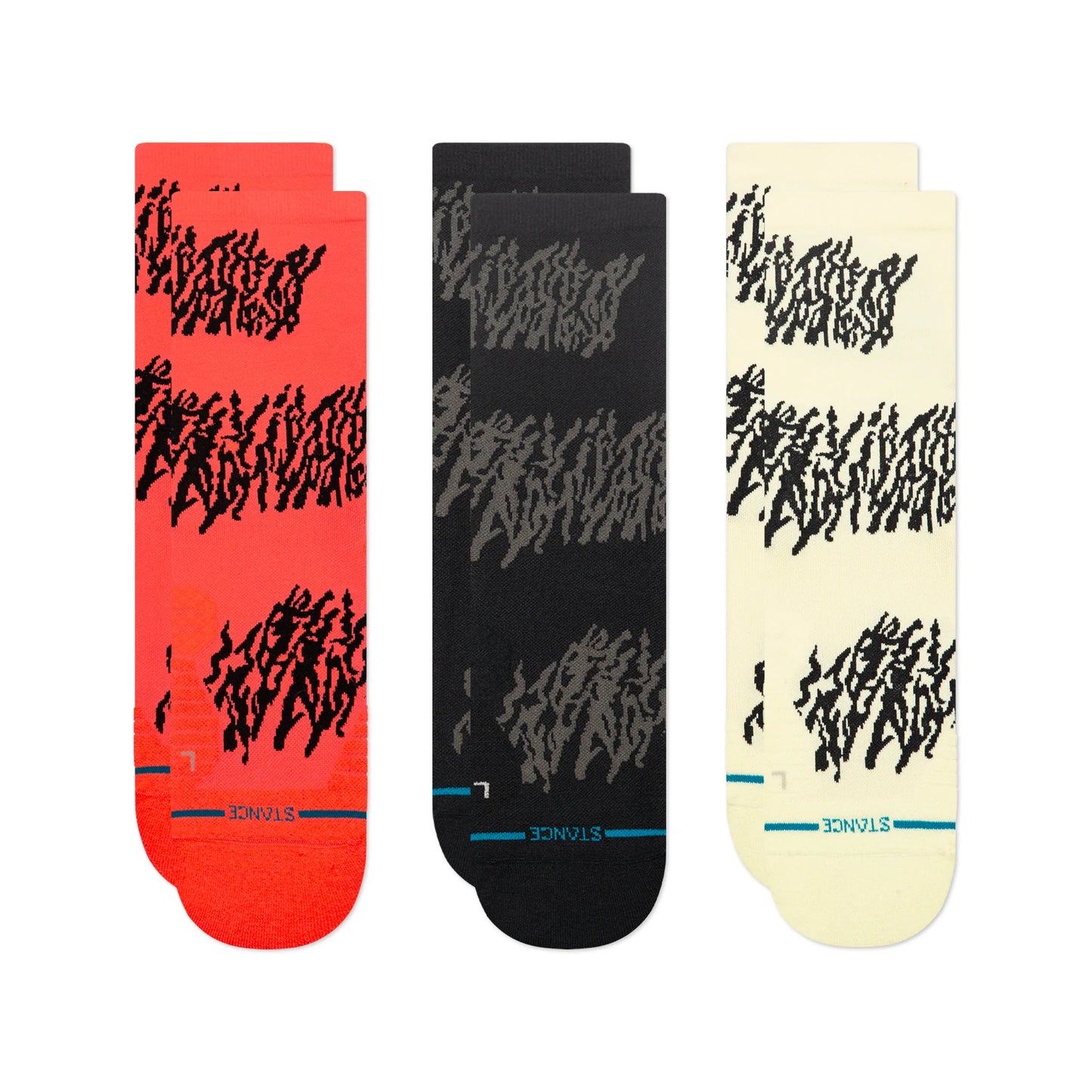 Stance Glacier Light Crew 3 Pack Socks