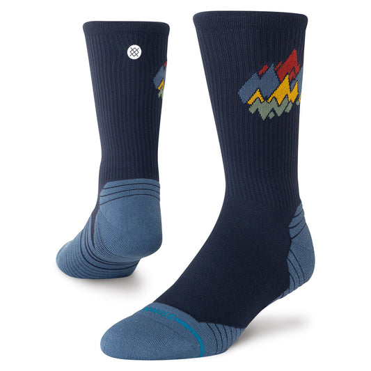 Stance Peaks Ribbed Light Crew Socks
