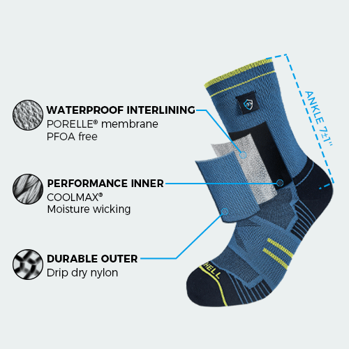 Dexshell Running Lite 2.0 Waterproof Socks