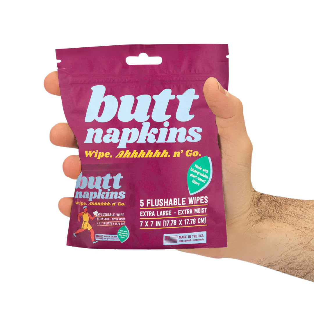 Butt Napkins Biodegradable Wipes