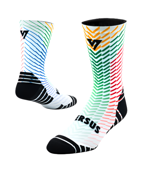 Versus South African Stripes Active Crew Socks