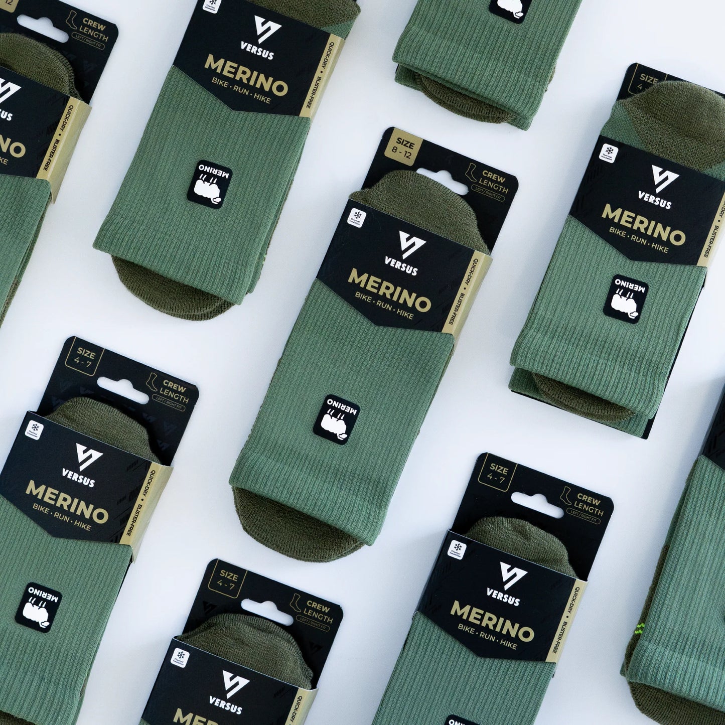 Versus Pine Merino Winter Crew Socks