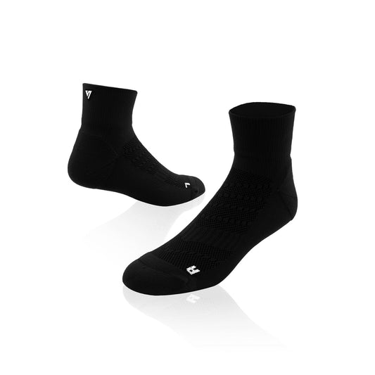 Versus Black Quarter Running Socks