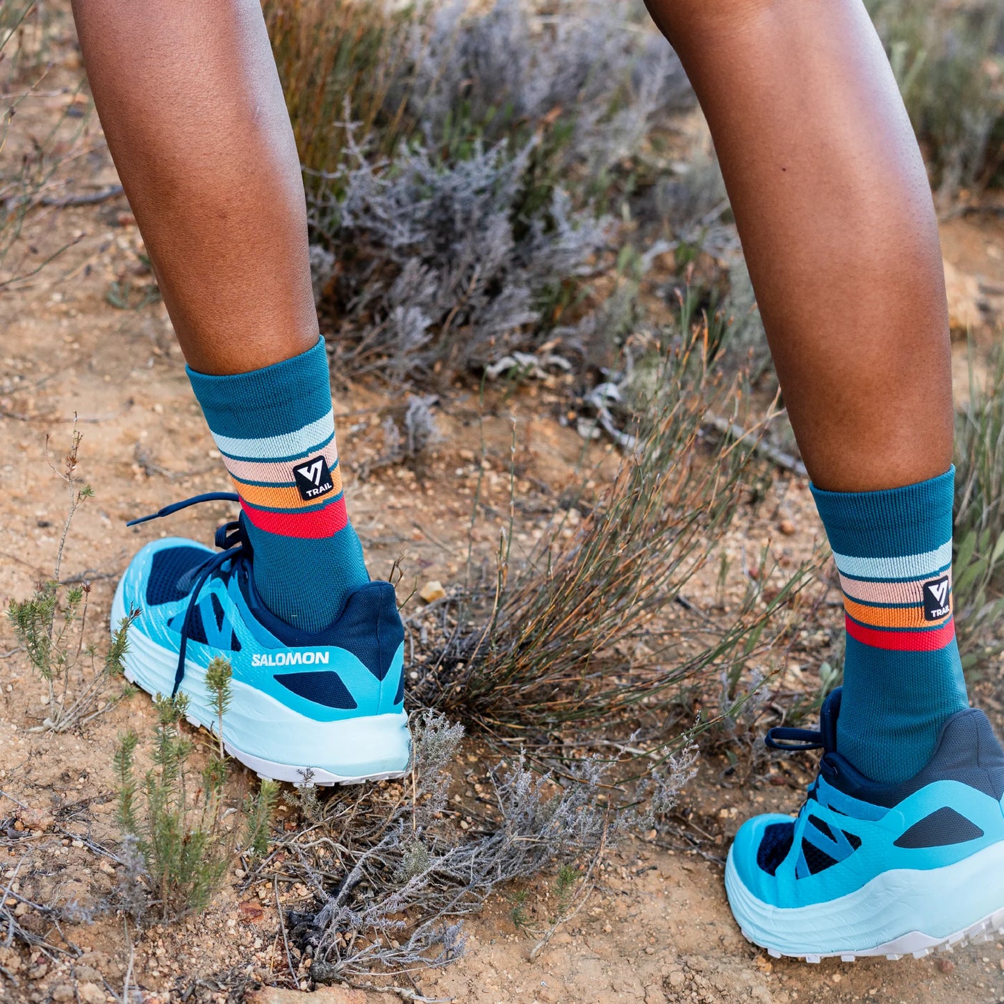 Versus Dusk Trail Run Crew Socks